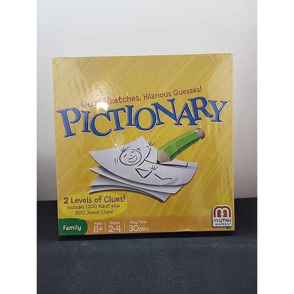 Mattel Other - Pictionary Quick Sketches Hilarious Guesses Mattel Family Game 2013 - New Sealed